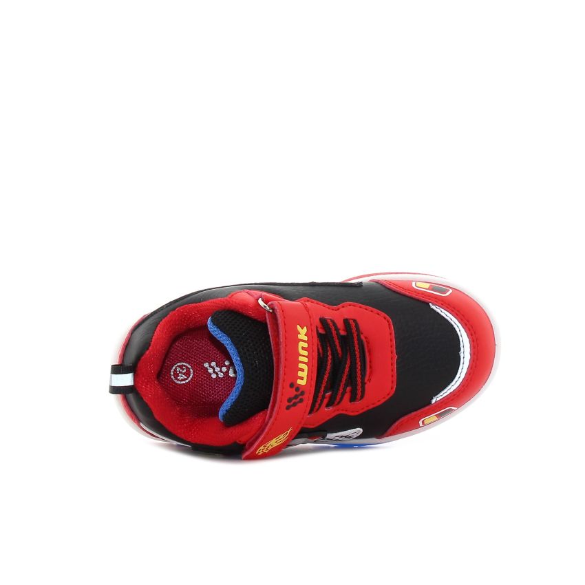 Wink - Durlan piros fiú baba sneaker