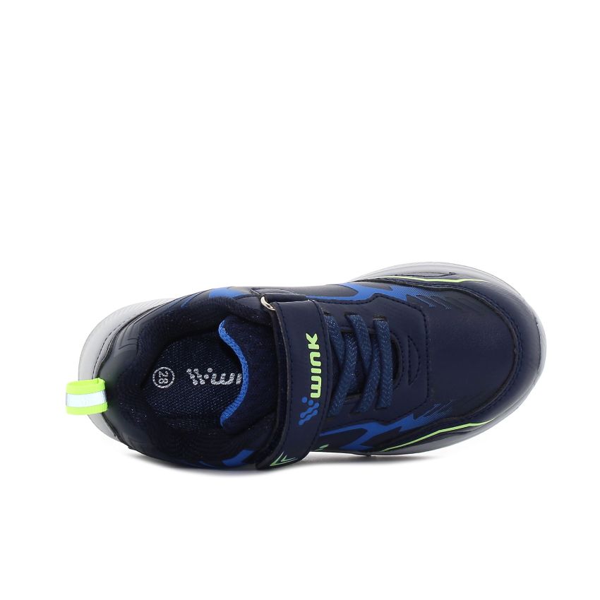 Wink - Bitsy sötétkék fiú sneaker