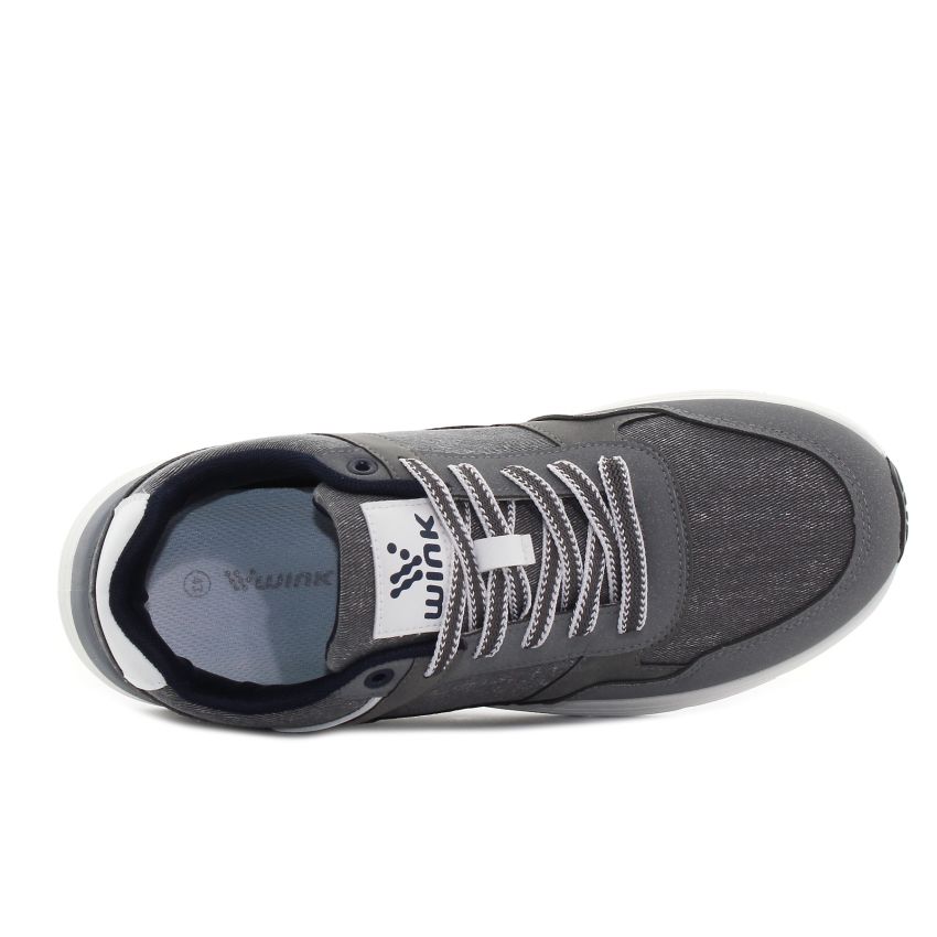 Wink - Zyldan szürke férfi sneaker -FG61123-1F