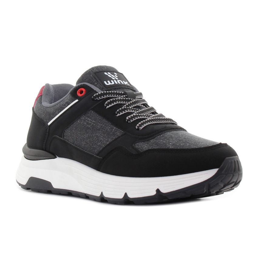 Wink - Zyldan fekete férfi sneaker -FG61123-3F