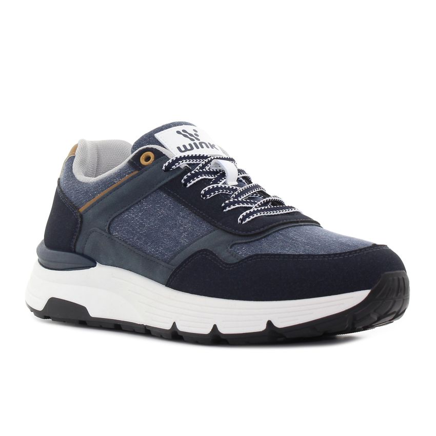 Wink - Zyldan sötétkék férfi sneaker -FG61123-4F