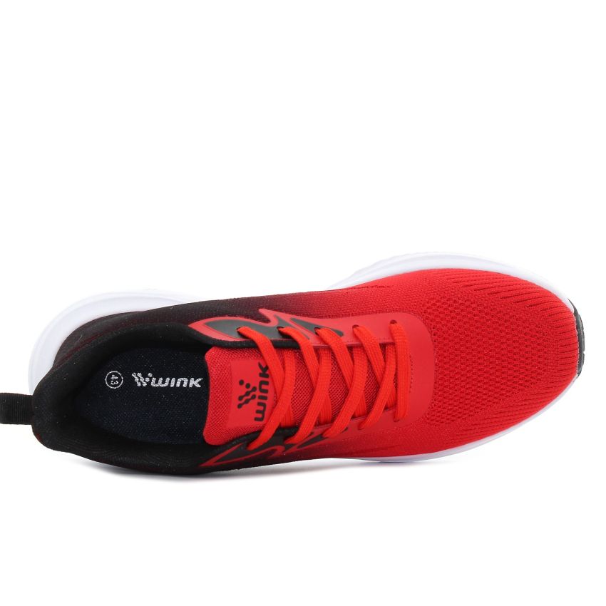 Wink - Vallar piros férfi fitnesz cipő futócipő
