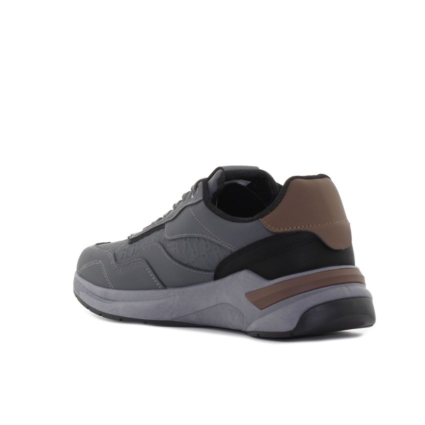 Wink - Ermys szürke férfi sneaker -FG61176-2F