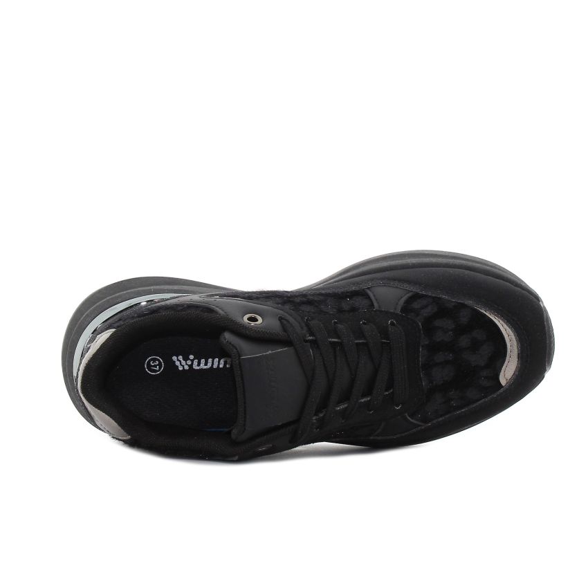 Wink - Lennis fekete női sneaker