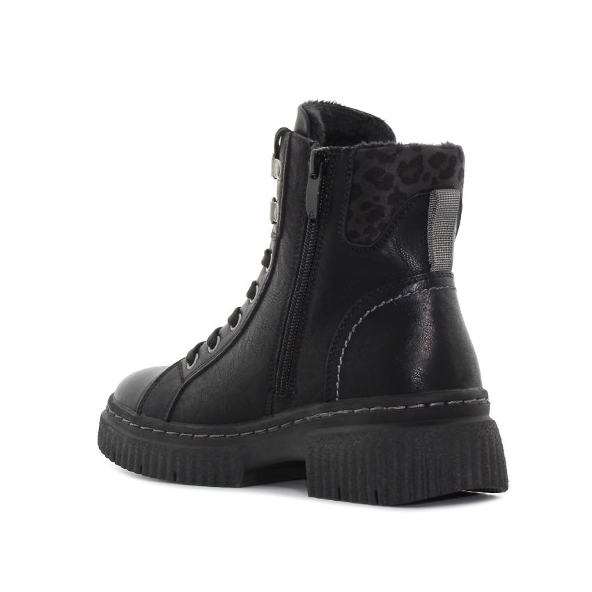 Wink - Nenon fekete női bakancs