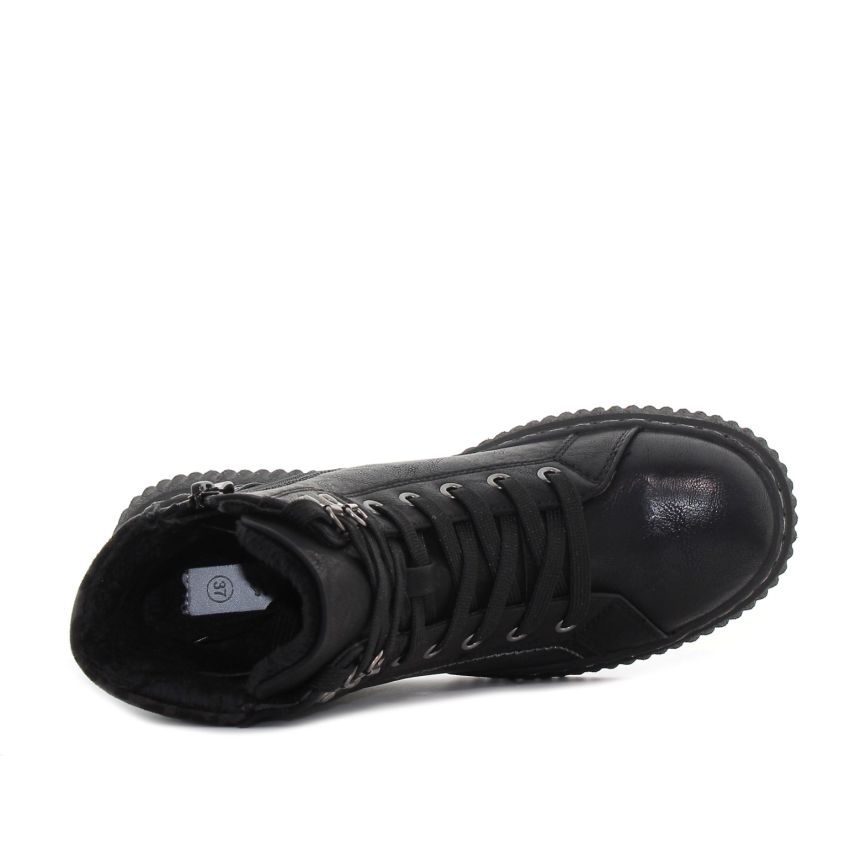 Wink - Nenon fekete női bakancs