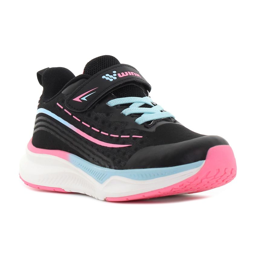 Wink - Rillah fekete lány sneaker