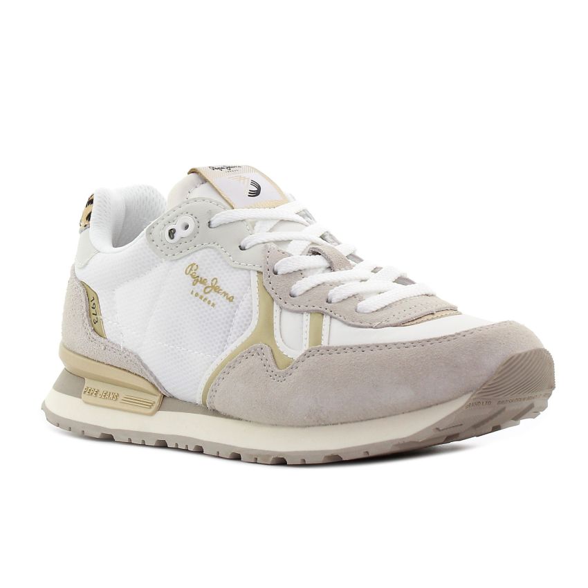 Pepe - Jeans Brit Glen bézs női sneaker
