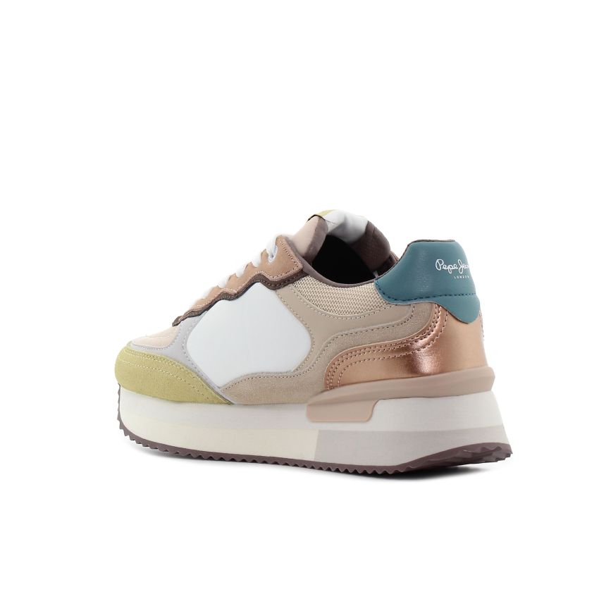 Pepe - Jeans Rusper Racer bézs női sneaker