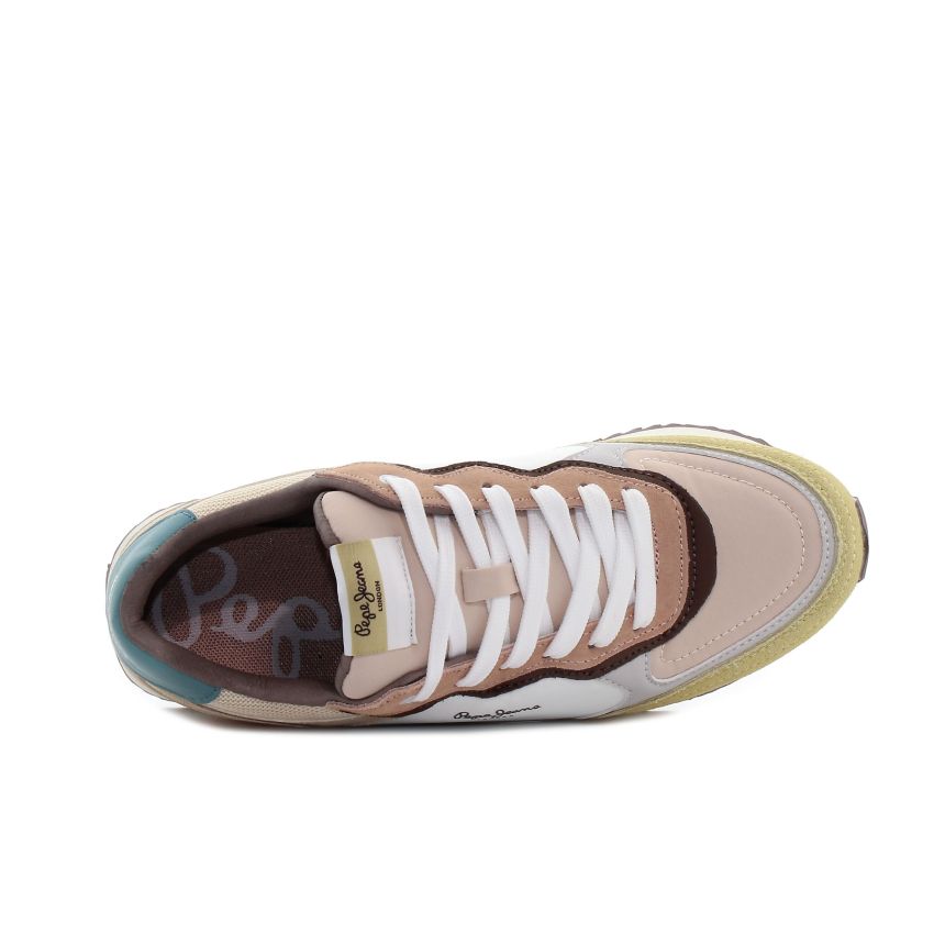 Pepe - Jeans Rusper Racer bézs női sneaker
