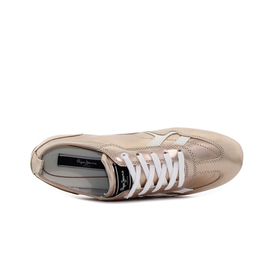 Pepe - Jeans Noa Shine rózsaarany női sneaker