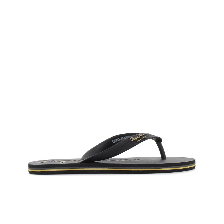 Pepe - Jeans Bay Beach Sun fekete női papucs