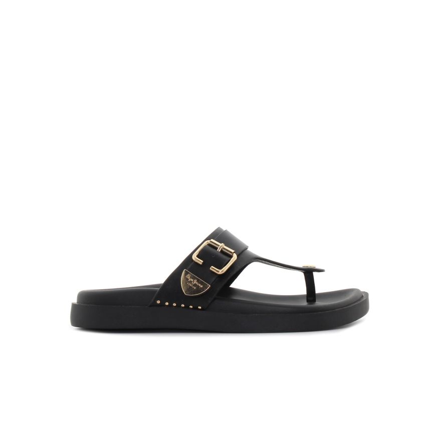 Pepe - Jeans Sade Urban fekete női papucs