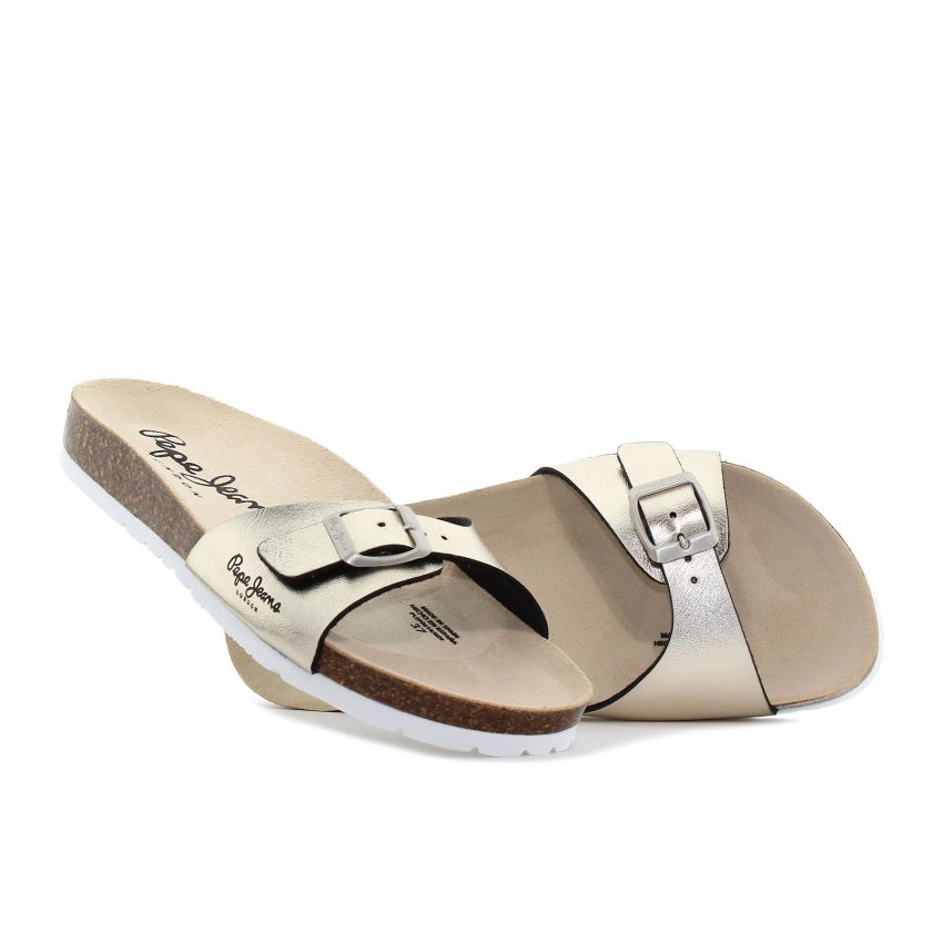 Pepe - Jeans Oban Metal arany női papucs