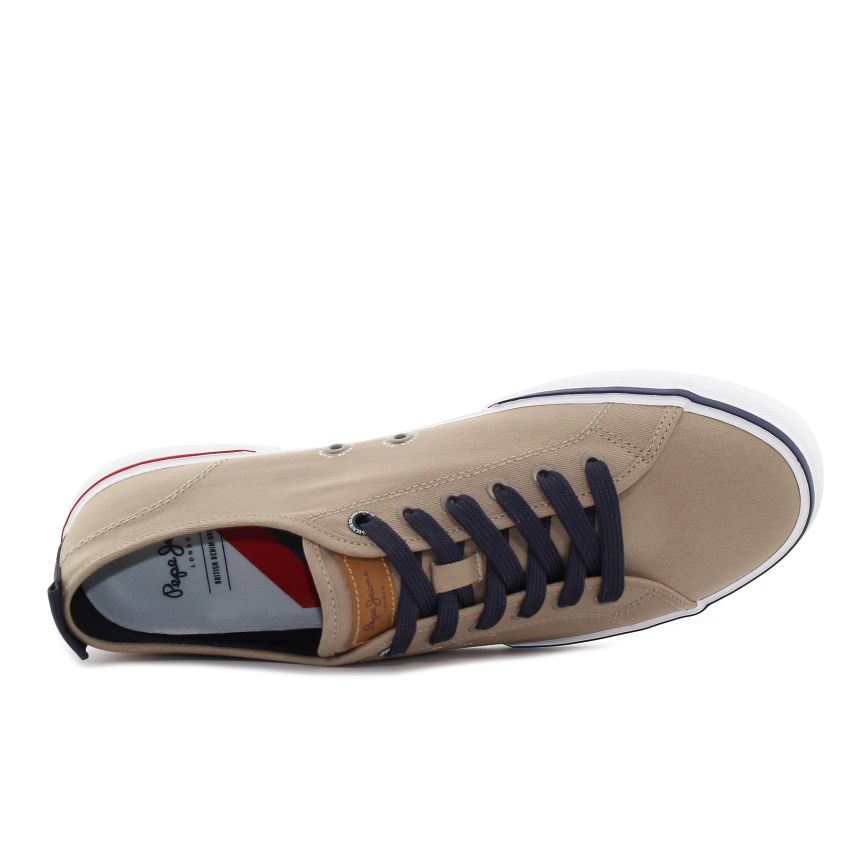 Pepe - Jeans Kenton Smart bézs férfi sneaker