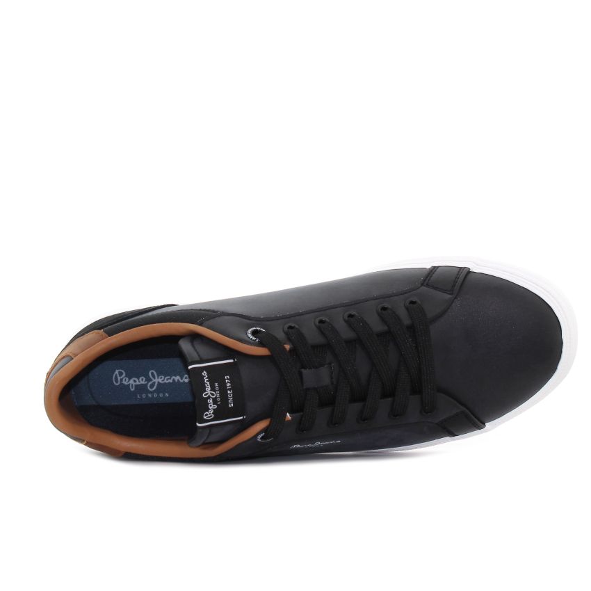 Pepe - Jeans Kenton Court fekete férfi sneaker