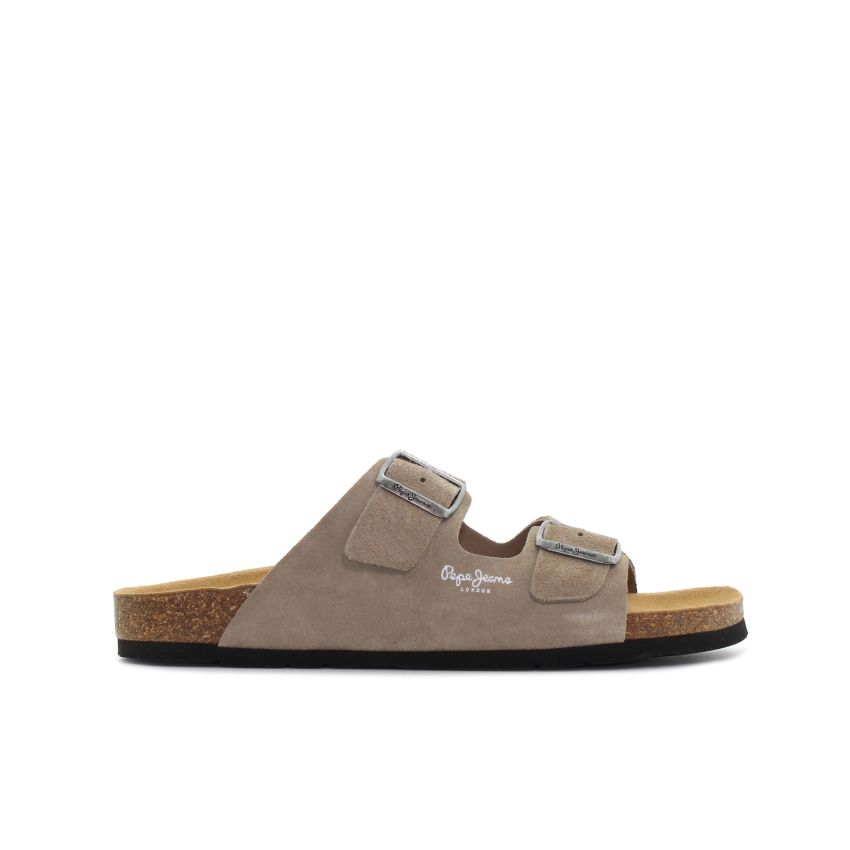 Pepe - Jeans Bio Suede barna férfi papucs