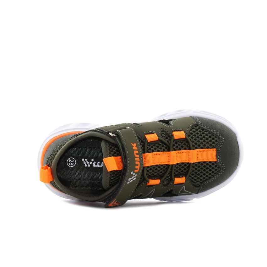 Wink - Zarin keki fiú baba tépőzáras szandál -SE61008-1B