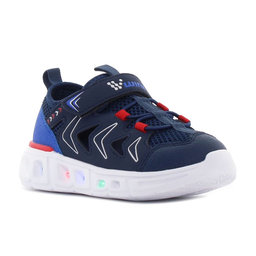 Wink - Zarin sötétkék fiú baba tépőzáras szandál -SE61008-2B