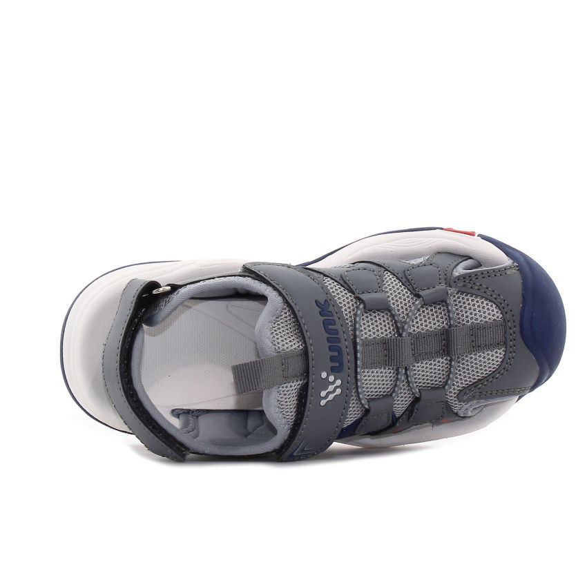 Wink - Dvell szürke fiú szandál