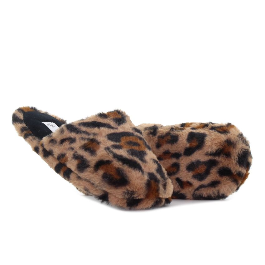 Wink - Ekli Wild barna női papucs